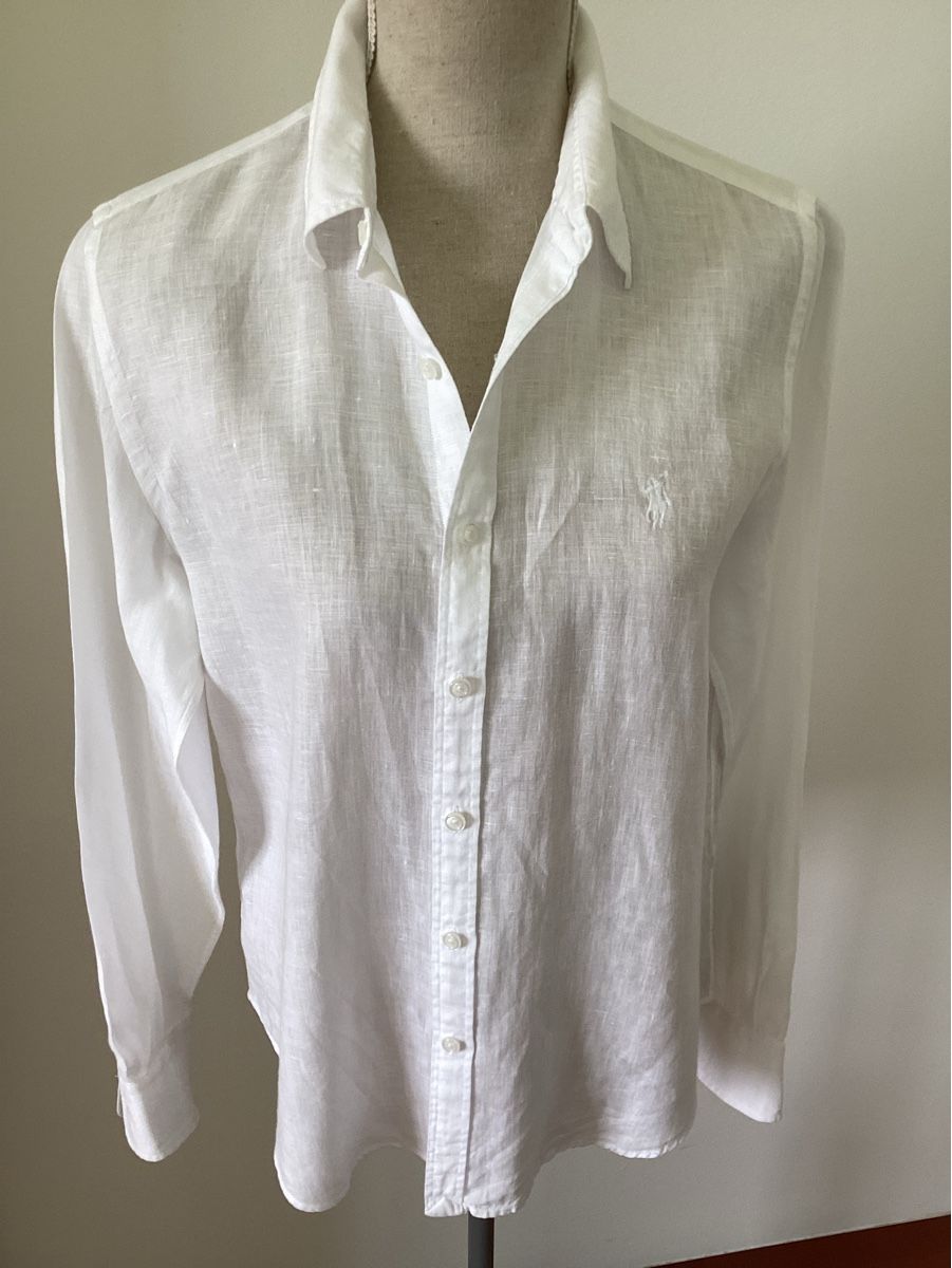 Ralph Lauren Blusen: Ralph Lauren, Leinenbluse, Gr. 14 – Neu (gemäss Beschreibung) aus Salenstein von Esprit57