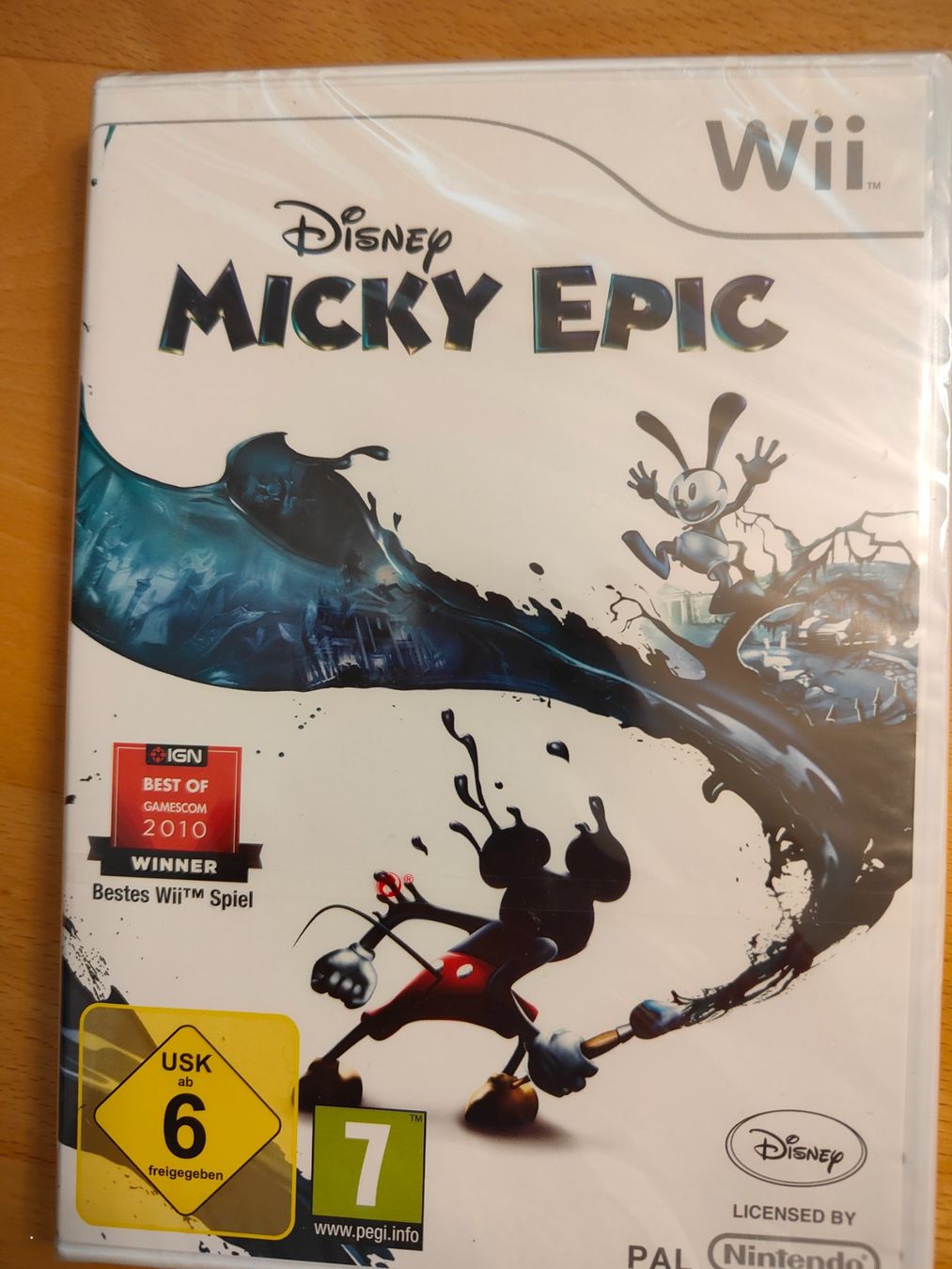 Nintendo Spiele: WII Spiel:  Micky Epic  ganz neu - noch eingeschweisst – Neu und originalverpackt aus St. Gallen von Bisaknosp
