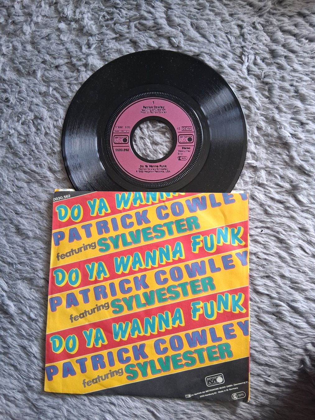 Dischi in vinile: PATRICK COWLEY    DO YOU WANNA FUNK    7NER SINGLE – Usato da Wetzikon ZH venduto da Ramones01
