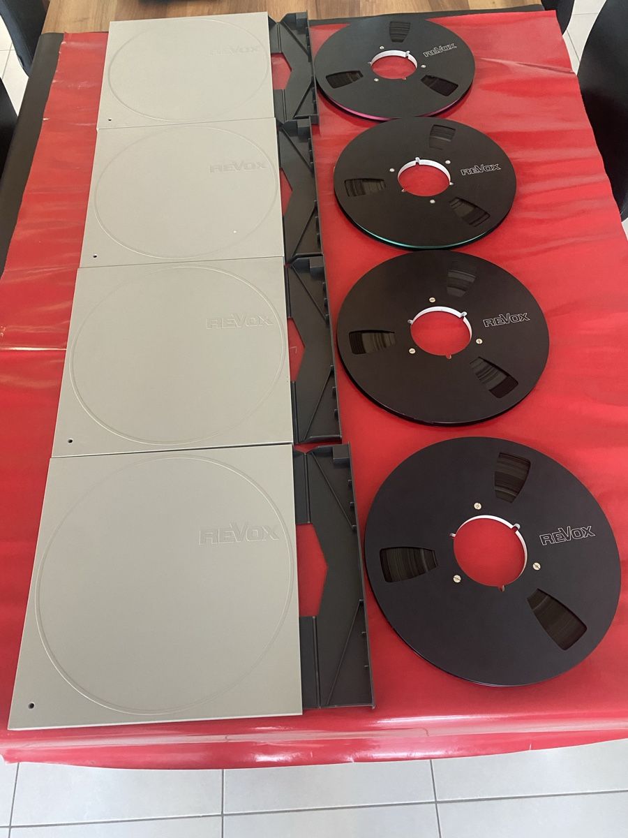 Revox Apparecchi a nastro: 4 Revox Spulenbänder Metall – Usato da Luzern venduto da Harikan 1