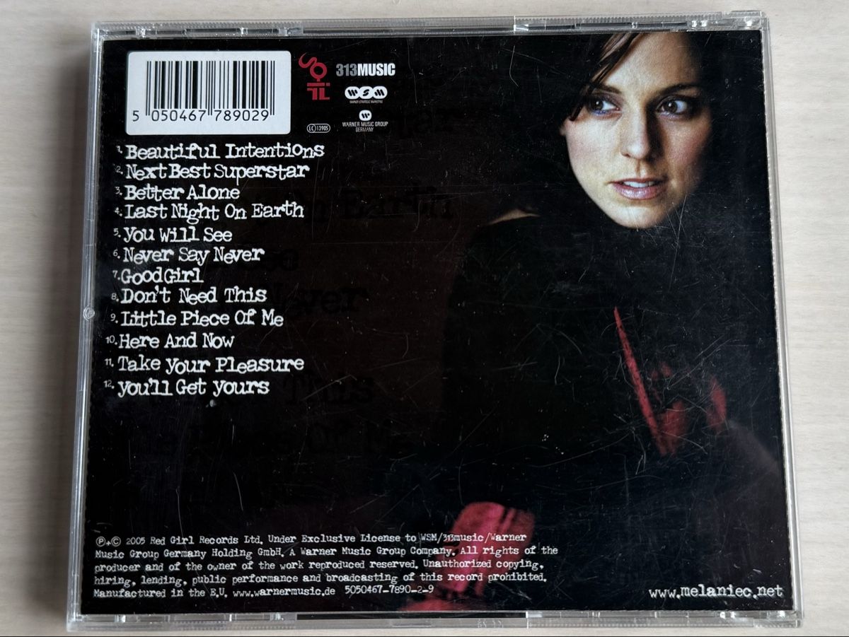 CDs: Melanie C - Beautiful Intentions CD – Gebraucht aus Oberried Brienz von Chyara 1