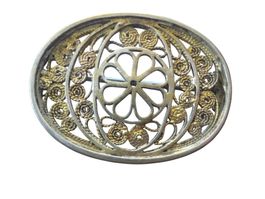 antike Brosche Silber