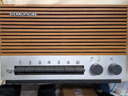 Radio Biennophone Crans Mod 47 HS Holzgehäuse gebraucht