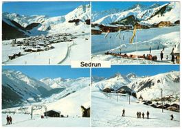 Sedrun - 4 Bild AK