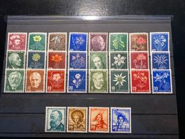 1940 - 1949 / Pro Juventute serie / Postfrisch ** Ohne Falz