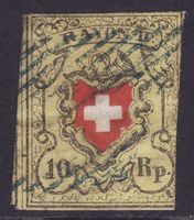 SBK-Nr. 16II (Rayon II 1850) Type 27, gestempelt