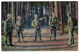 Infanterie-Patrouille, Schweiz. Armee, um 1914