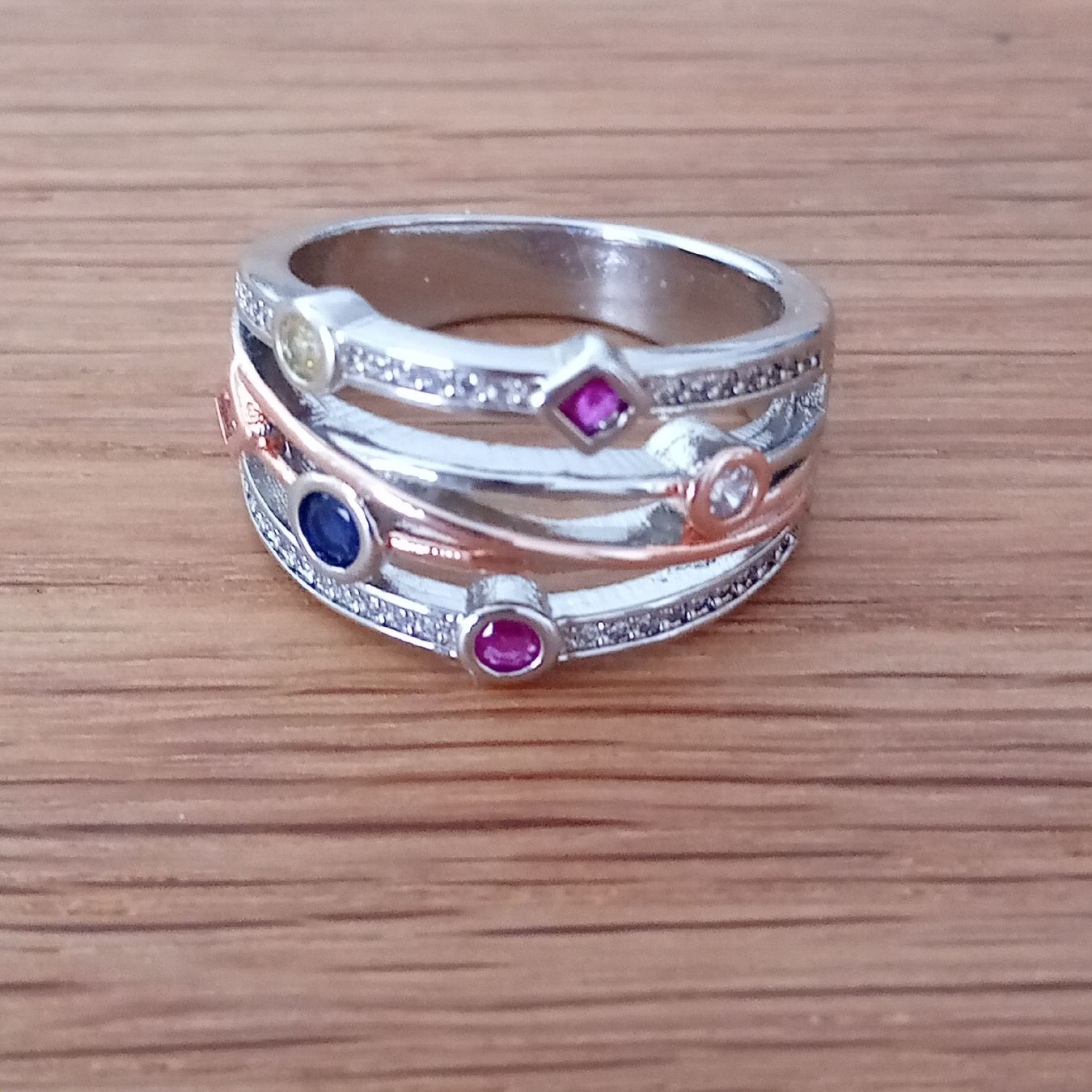 Ringe: Ring Silber 925 mit glas Steinen,  neu – Neu (gemäss Beschreibung) aus Burgdorf von carodesign1