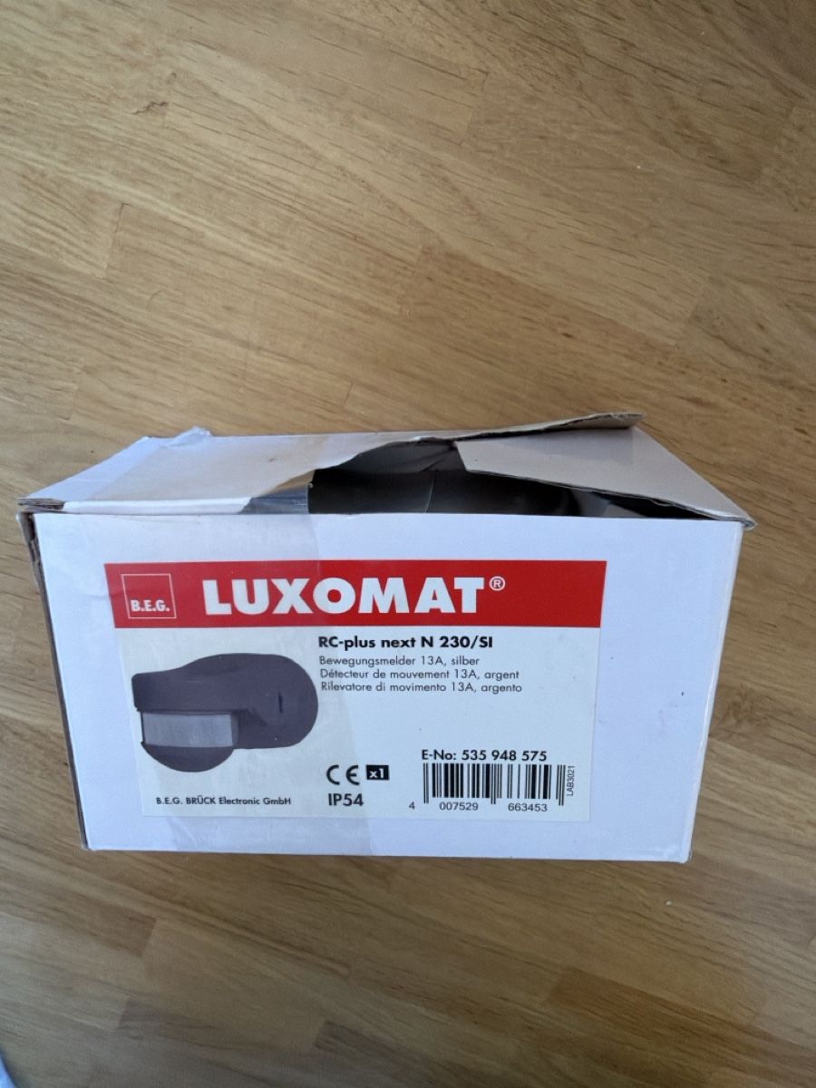 Schalter: LUXOMAT RC-plus next N 230/SI Bewegungsmelder, Neu! – Neu (gemäss Beschreibung) aus Steffisburg von gia_5gkm 1