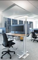 LED Stehleuchte Bürolampe dimmbar modern 192cm hoch Büro Leu