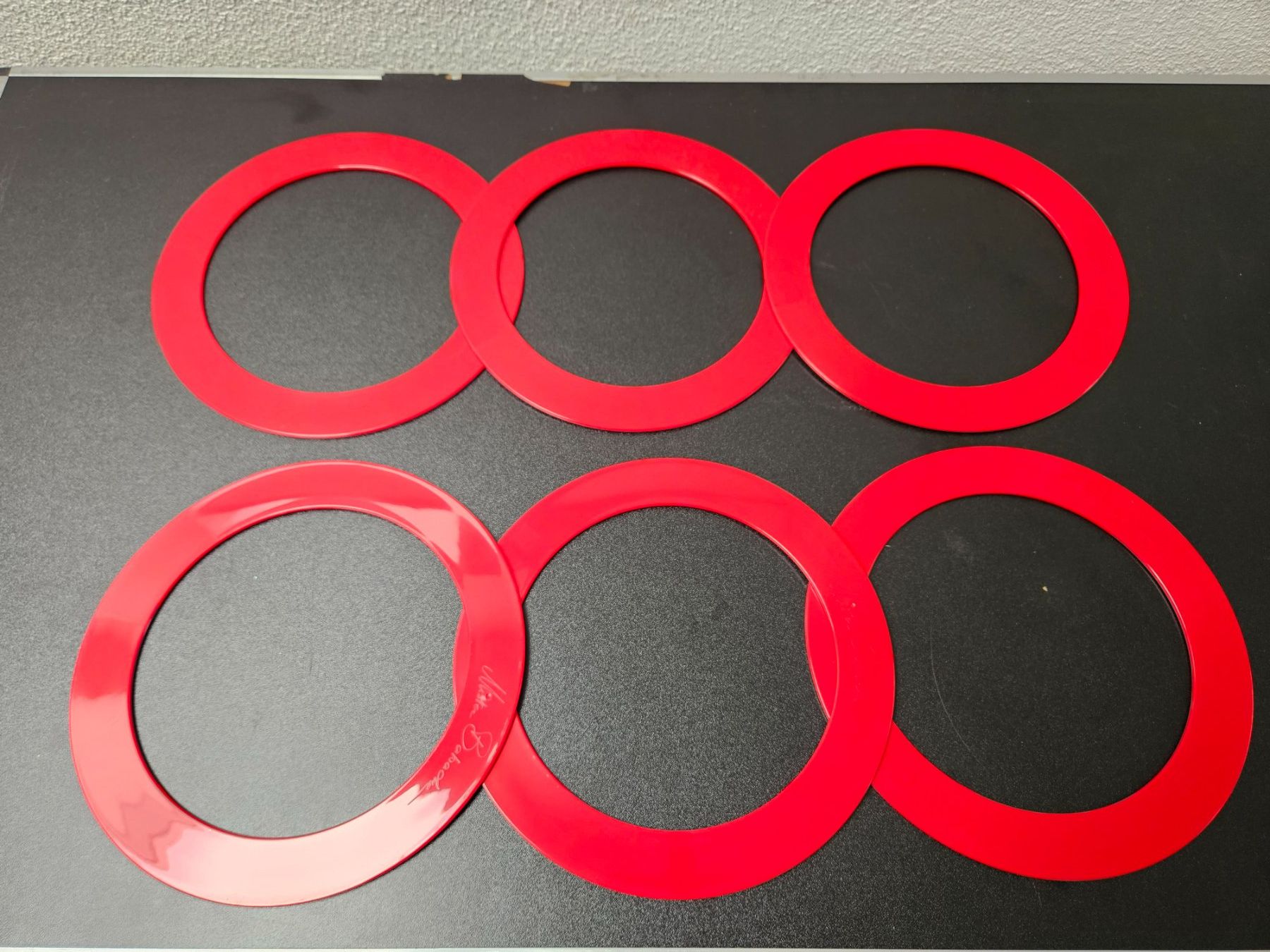 Giochi: NEU - Jonglier-Ringe 24cm rot – Nuovo e nell'imballaggio originale da Dagmersellen venduto da J_RP_Dagmersellen