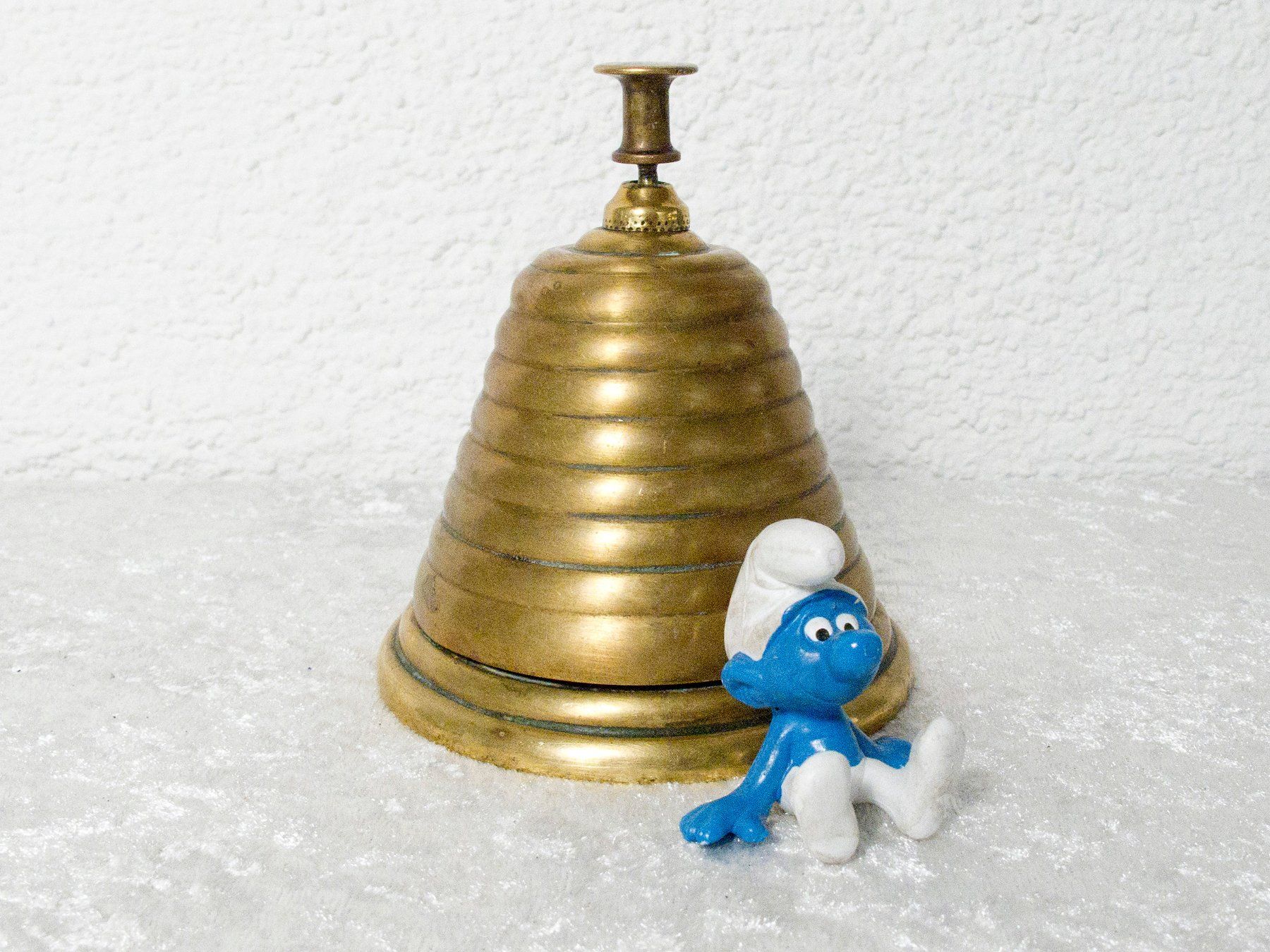 Campanacci mucche: BEEHIVE BELL Viktorianische Tischglocke 1870 – Usato da Blauen venduto da wosonst 5