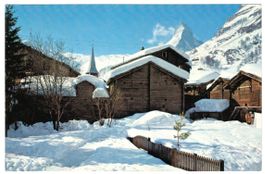 AK Zermatt mit Matterhorn 1971