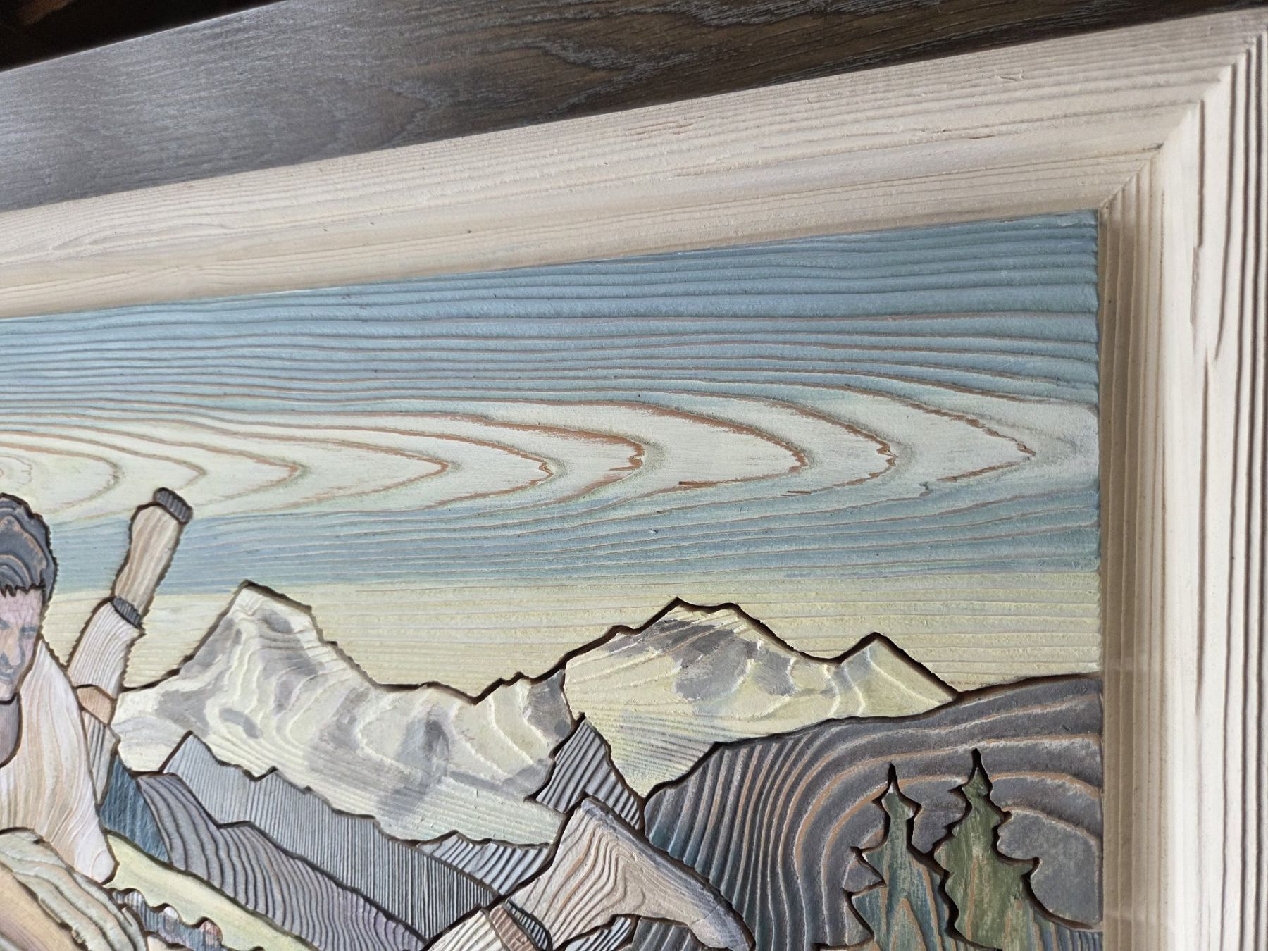 Posters & Illustrations: Holzbild Unspunnenschwinger – D'occasion à Lenk im Simmental par alpenhotel 3