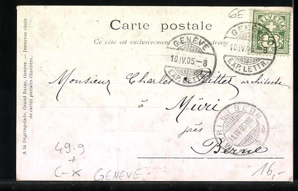 Cartes postales: Geneve, Chemin de fer Electrique du Sal – D'occasion à Berlin par bartko-reher 1
