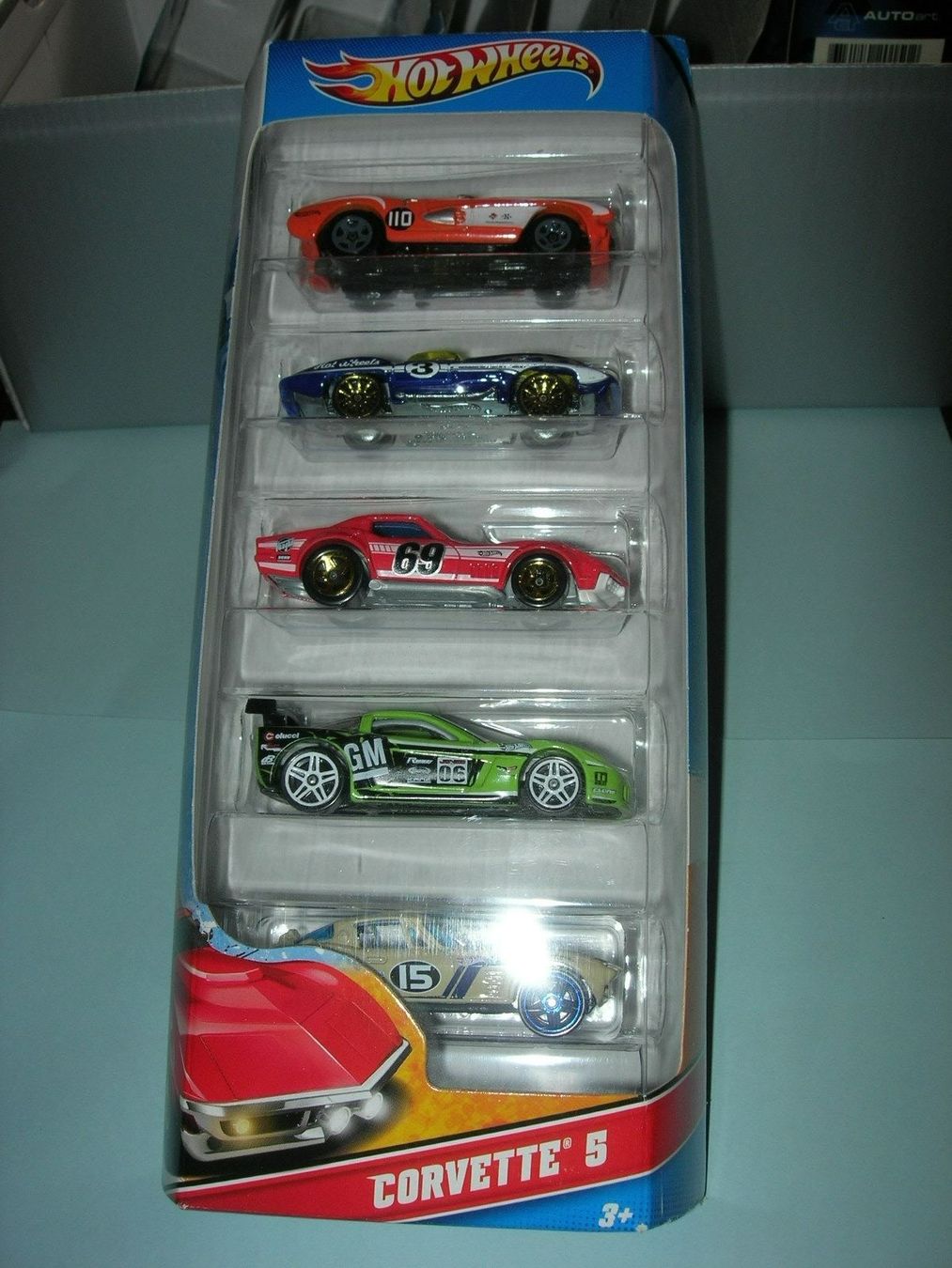 Chevrolet Modellini d'auto: 5  Corvette Modelle  * Hot Wheels 1:64 – Nuovo e nell'imballaggio originale da Hornussen venduto da Corvette-