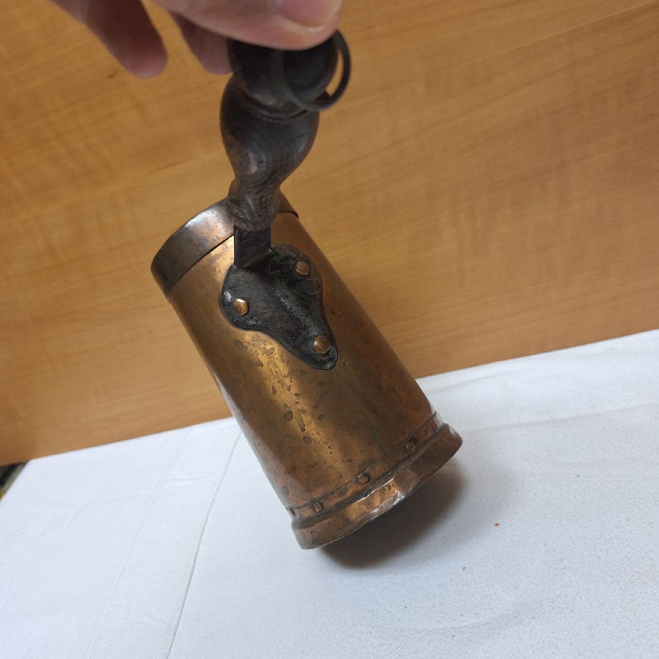 Poêles: Antike Pfanne, spezieller Deckel +  Holzgriff – D'occasion à Winterthur par Goldpipau 9