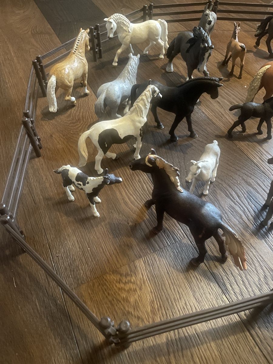 Schleich Spielzeuge: Grosse Schleich Pferdesammlung – Gebraucht aus Meiringen von Maersk 2