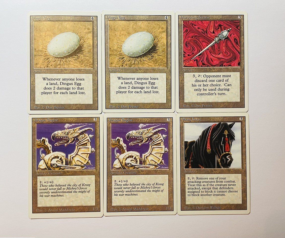 Magic The Gathering Sammelbilder & Trading cards: Magic The Gathering Artefakt Rare 24x Revised – Gebraucht aus Duggingen von nad_6yzh 3