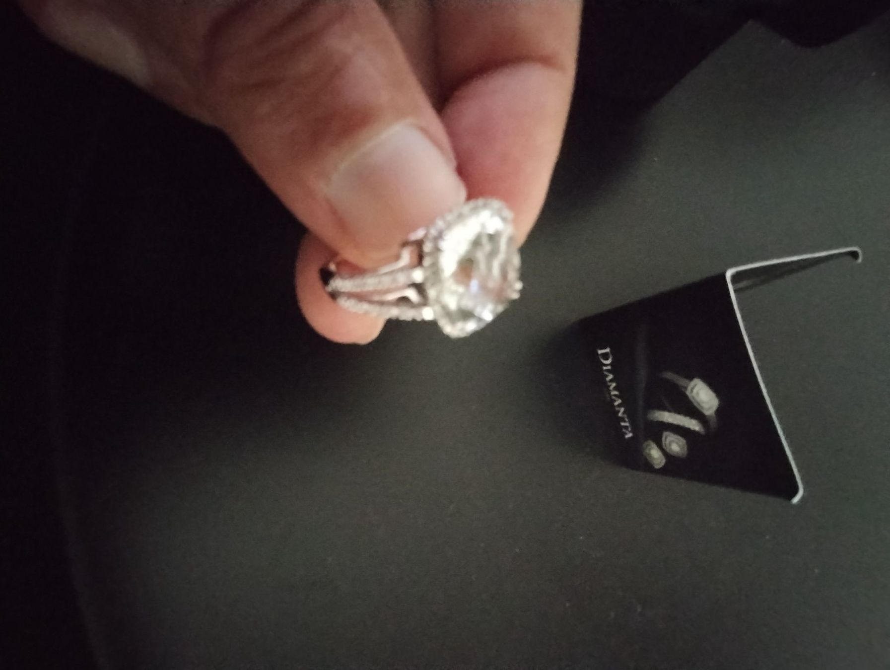 Anelli: 375/1000 Weißgoldring – Nuovo e nell'imballaggio originale da Massagno venduto da cor_8nxp 2