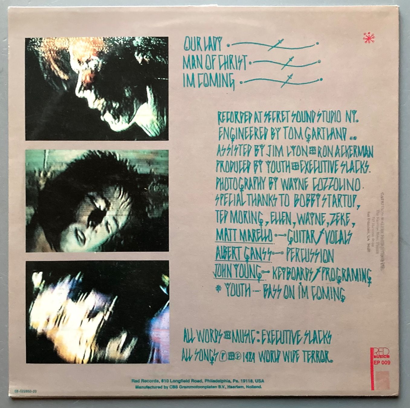 Vinyles: EXECUTIVE SLACKS - OUR LADY – D'occasion à Poliez-Pittet par Newtown-Records 1