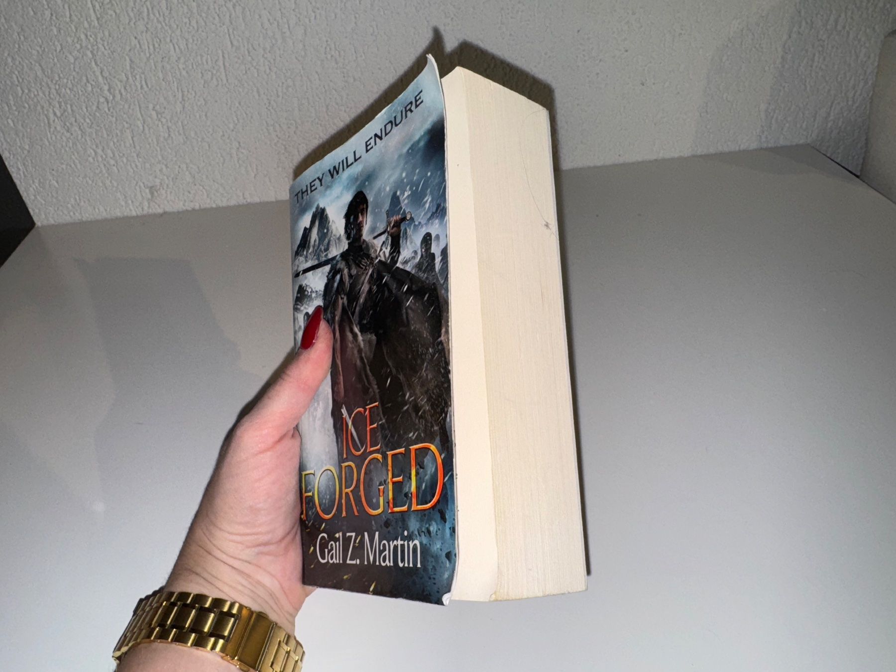 Libri: NOVEL: Gail Z. Martin, Ice forged – Usato da Grosswangen venduto da English_books 1