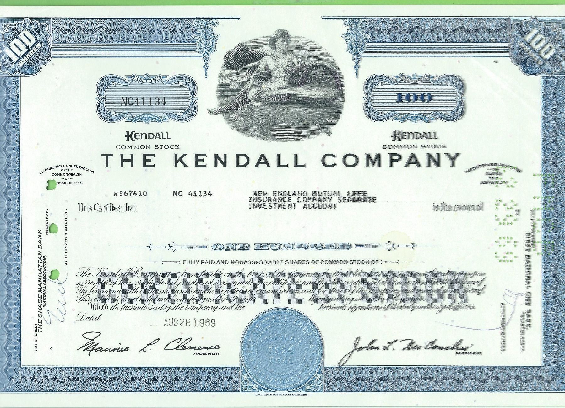 Tutti le monete: Kendall Company, 1969 – Usato da Zürich venduto da t24_de