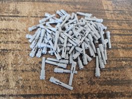 lego 61184 lot de 100 pièces Light Bluish Gray Technic, Pin