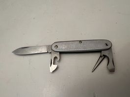 Wenger Soldatenmesser 1974 silber guter Zustand