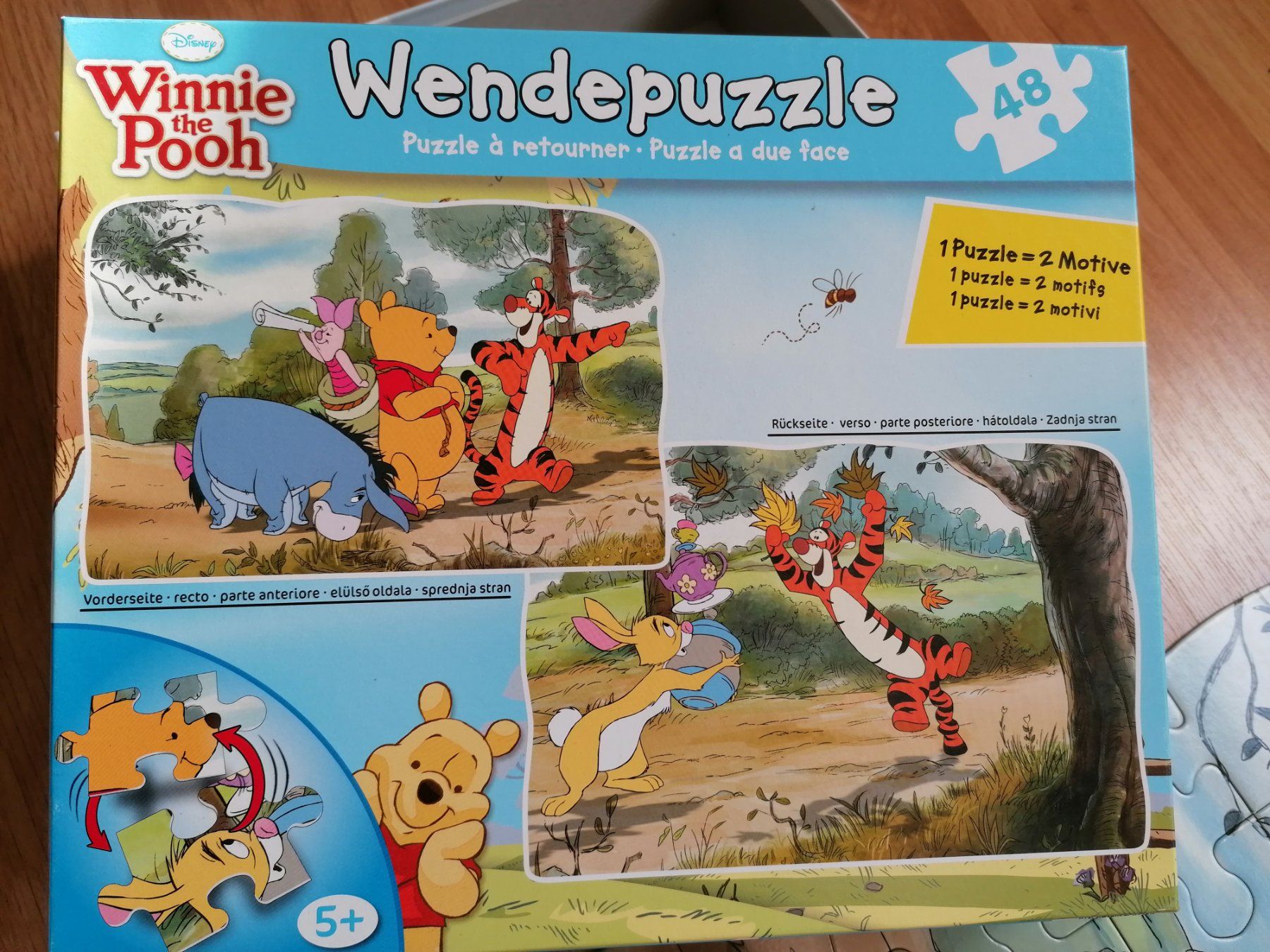 Disney Puzzles: Wende-Puzzle Winnie Pooh – Gebraucht aus Büttikon AG von Amineah 3