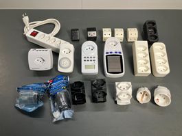 Posten div. Zeit Schaltuhren u. Mehrfachstecker ab 1.-