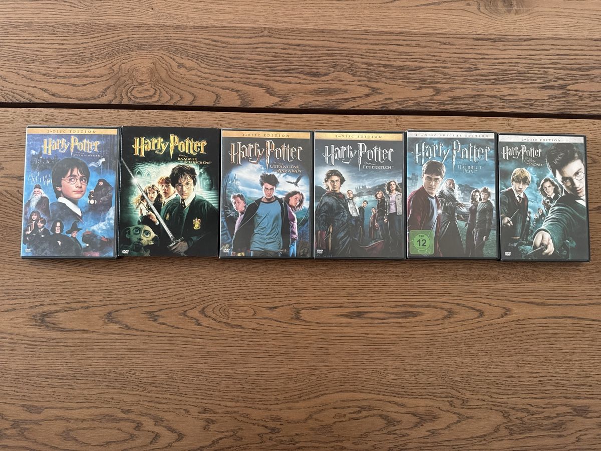 Alle DVDs: Harry Potter DVD Collection 6 Filme  – Gebraucht aus Baden von Lauraalex15