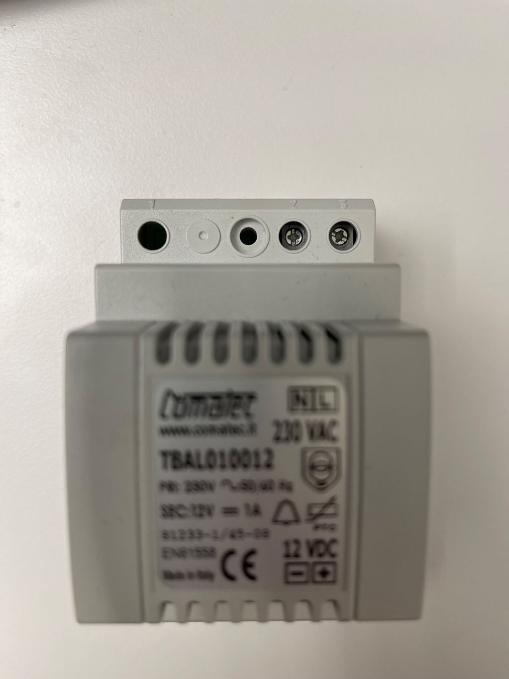 Elektronikbauteile: Comatec Klingeltrafo TBAL010012 12V – Gebraucht aus Ehrendingen von Sansav 2