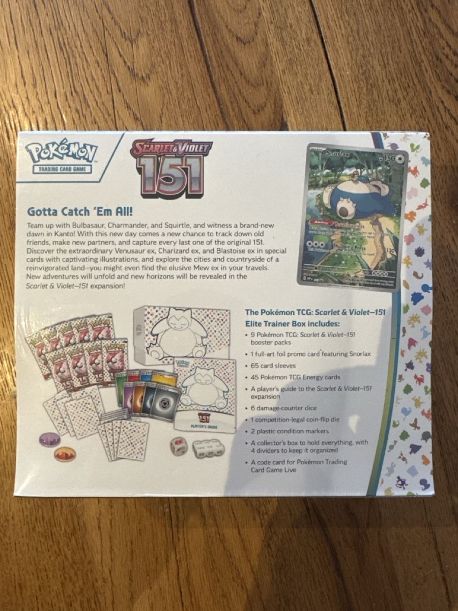 Pokémon Carte collezionabili: Pokemon 151 ETB - Neu & OVP - EN – Nuovo e nell'imballaggio originale da Lenzburg venduto da eyworld 1