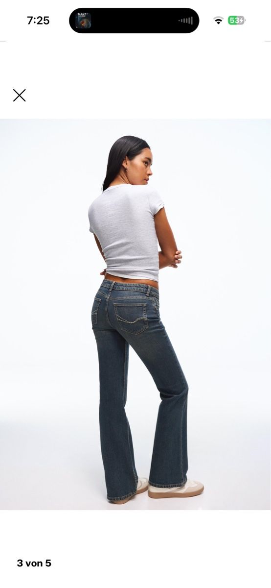 Bershka Jeans: Bershka Flared Jeans, Gr. 38 – D'occasion à Thalwil par cusps 3