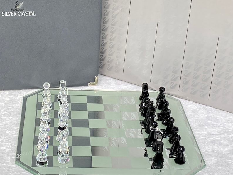 Jeux: Swarovski chess silver cristal – D'occasion à Biel/Bienne par ri-k2503 4