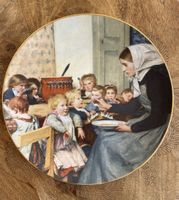 Assiette de collection "La crèche" Albert Anker 1987