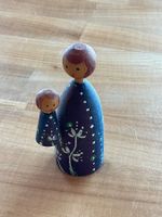 Holz Figur Mutter mit Kind