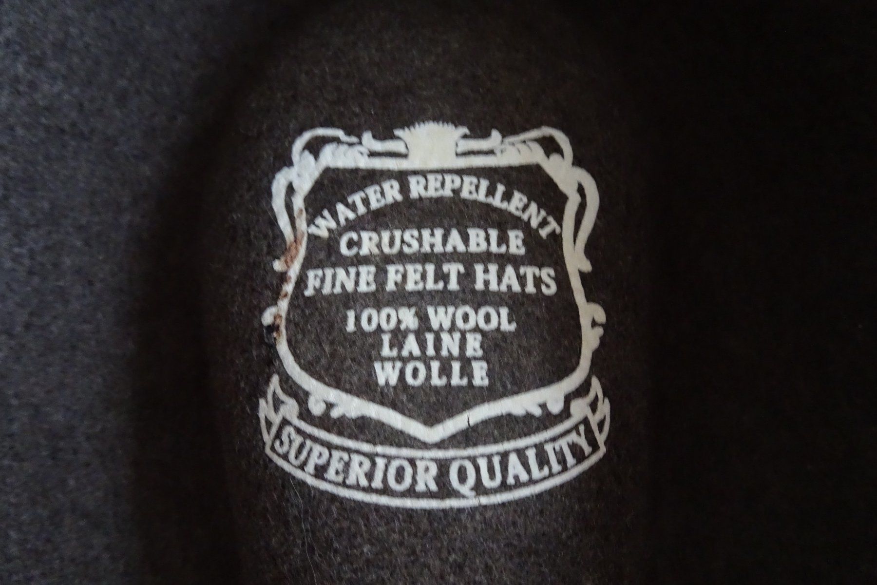 Copricapi, berretti & cappellini: edler Bugatti Hut aus Wolle Gr. 56, braun – Usato da Strengelbach venduto da schmetterling20 2