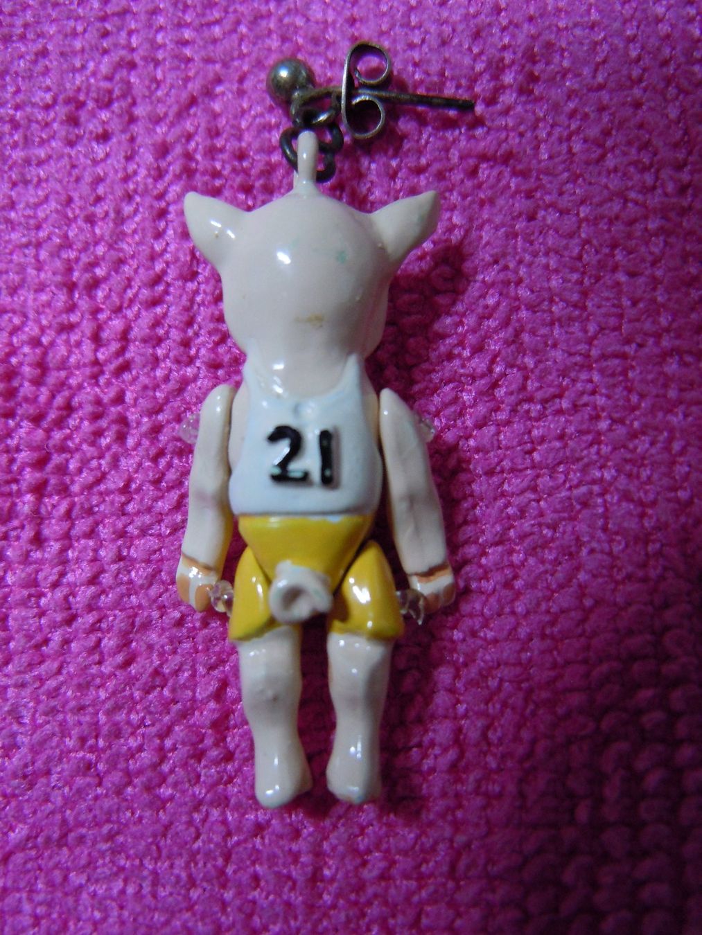 Figuren: Schwimmer Schwein Handbemalt – Gebraucht aus Luzern von Baumli1 1
