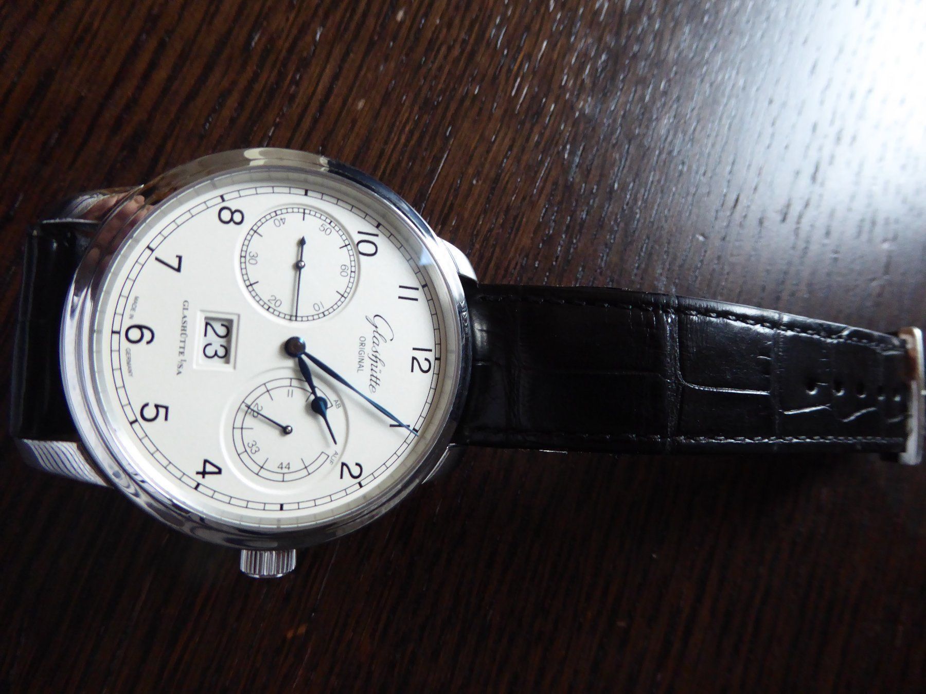 Glashütte Orologi: Glashütte Original Senator Panorama Datum – Nuovo (secondo la descrizione) da Ramlinsburg venduto da Verlenga 6
