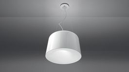 Artemide Polinnia Hängelampe Weiss D=60cm H=37cm
