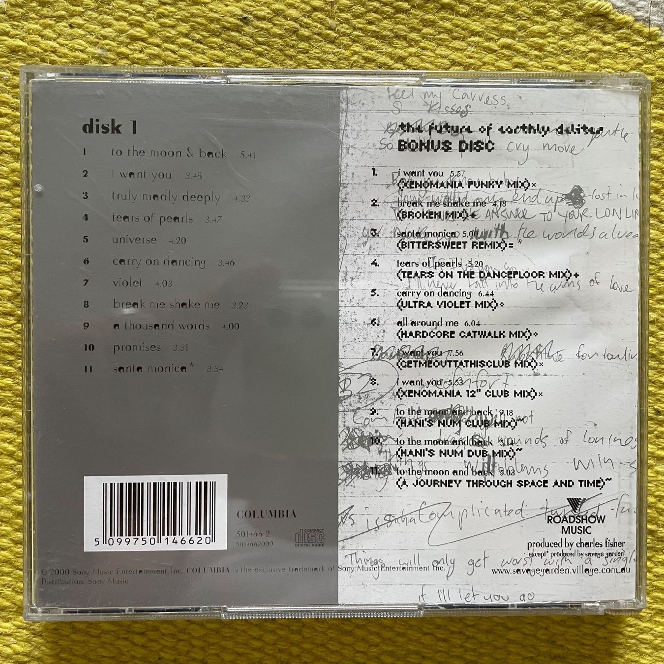 CDs: SAVAGE GARDEN-2CD SAVAGE GARDEN – Gebraucht aus Rorschacherberg von CD-Roli 1
