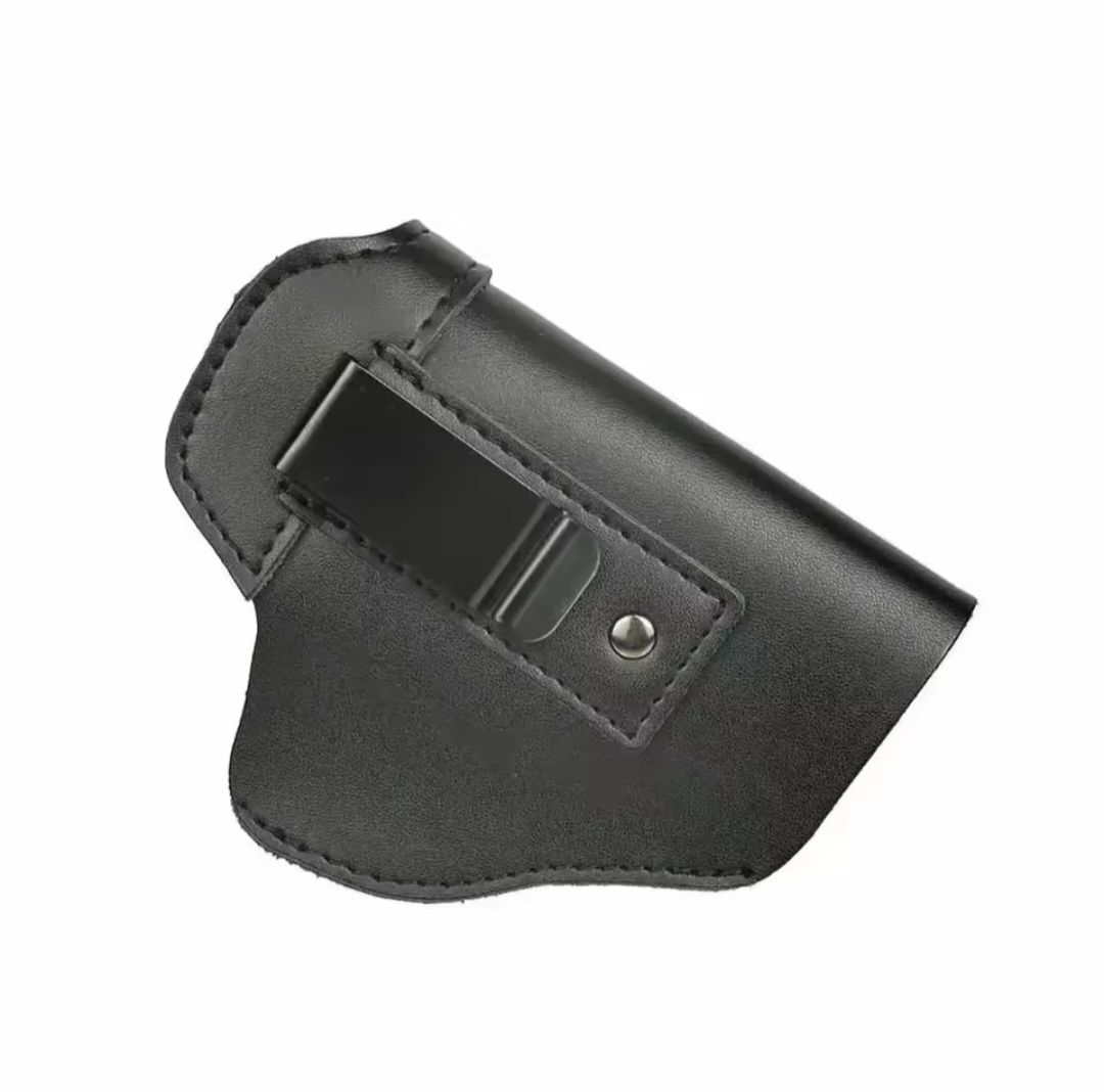 Tiro a segno: Holster aus Leder, Schwarz, Rechtshänder – Nuovo (secondo la descrizione) da Gstaad venduto da Survival007 1