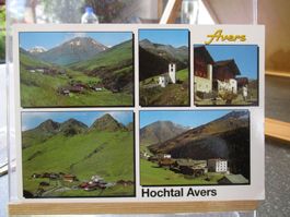 Hochtal Avers Juf Postkarte     1