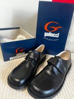 Gallucci Schuhe Halbschuhe Leder Grösse 38 Oxford Nero