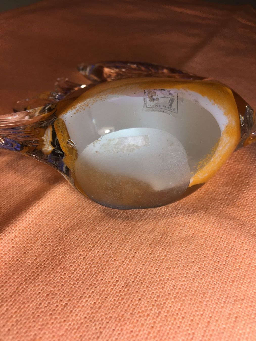 Tutte le decorazioni: Fisch, Glas, orange-weiss, Handarbeit – Usato da Zürich venduto da ancillaschmidhauser 6