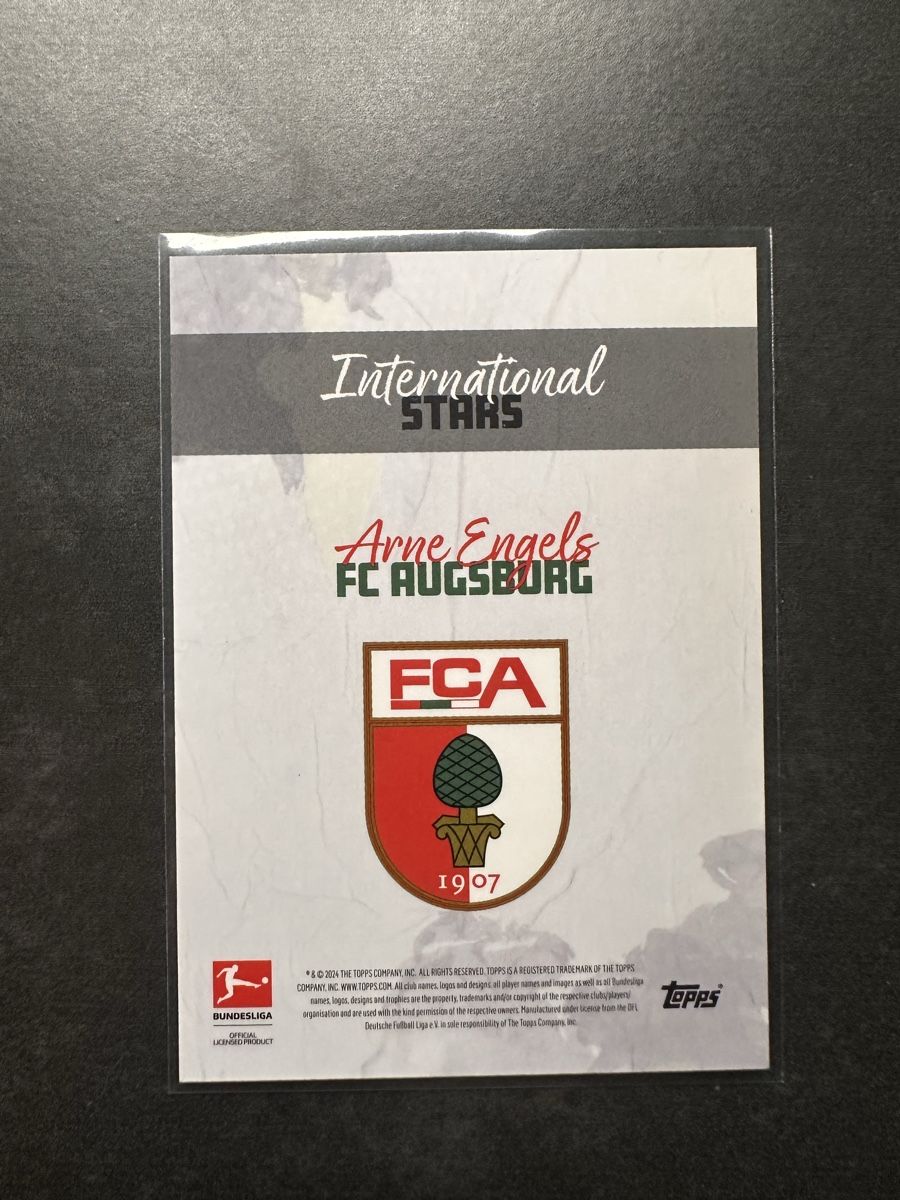 Autografi: Topps 2024 Arne Engels Autogramm 22/49  – Nuovo (secondo la descrizione) da Walliswil b.Wangen venduto da Swiss-Trading-Bros 1