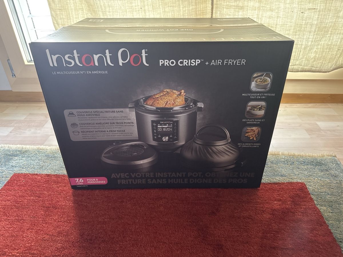 Elettrodomestici da cucina: Instant Pot pro crisp + air fryer – Usato da Zürich venduto da Laurin____ 7