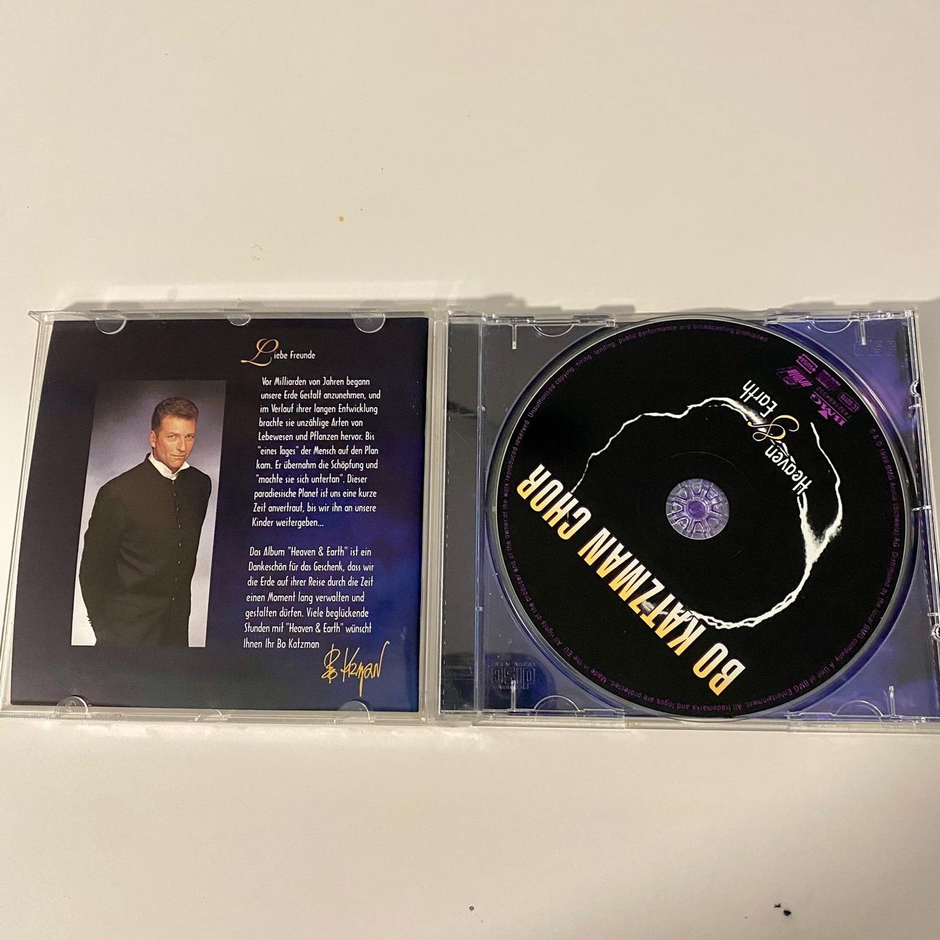 CD: CD: Bo Katzman Chor - Heaven & Earth – Usato da Krauchthal venduto da MEWA01 1